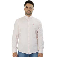 CAMISA MANGA LONGA SLIM FIT OXFORD BUTTON DOWN ROSA