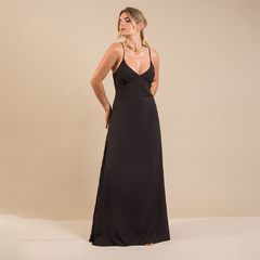 Vestido Longo Paris Preto