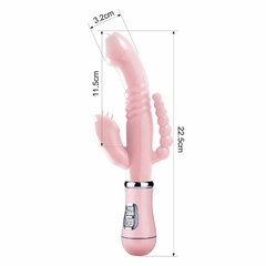 VIBRADOR DE PONTO G E CLITÓRIS - 3 EM 1 - comprar online