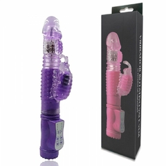 VIBRADOR ROTATIVO VAI E VEM COM 36 VIBRAÇÔES CIA IMPORT