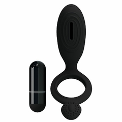 ANEL PENIANO DUPLO COM VIBRADOR - ETHEL