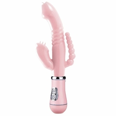 VIBRADOR DE PONTO G E CLITÓRIS - 3 EM 1