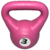 Pesa rusa kettlebell 3KG plástica de pvc rellena rosa funcional crossfit