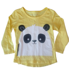 Blusa Manga longa infantil amarela - Pool Kids - AT52