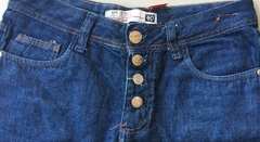 Short Jeans Escuro - Glam Jeans- AT1 - Atacado Dona de Brecho