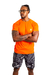 Camiseta Raglan laranja logo - comprar online