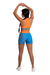 Top Fitness Feminino Orange blue na internet