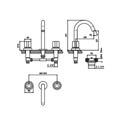 Grifería para Lavatorio - Aqualaf 19011 - AQ7000 - comprar online