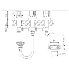 Grifería para Bidet - Aqualaf 5020 - AQ6000 - comprar online