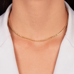 CHOKER CORRENTE ELOS LISOS - comprar online