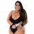 Mini Fantasia Plus Size Presidiária Lisa Pimenta Sexy