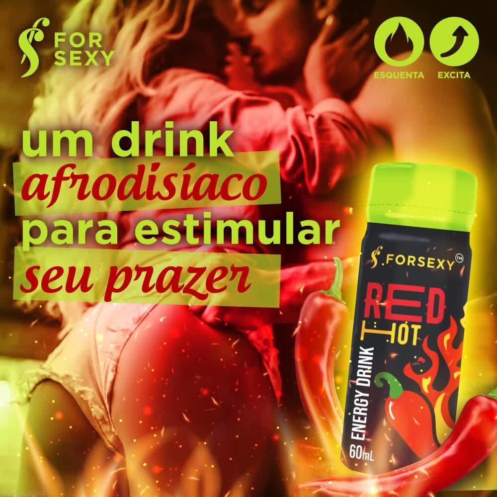 Energético Red Hot Energy Drink Shot 60Ml For Sexy Sex Shop