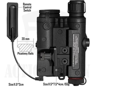 Laser Tactico La-5/peq Airsoft + Led Flashlight 270 Lúmenes en internet