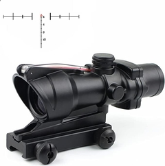 Mira Táctica 4x32 Con Visor De Fibra Óptica Red Dot Sight en internet