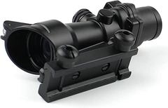 Mira Táctica 4x32 Con Visor De Fibra Óptica Red Dot Sight - espaciotactico