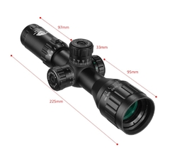 Imagen de Mira Telescópica Mil Dot 3-9x32 Ir Retículo Iluminado Sniper