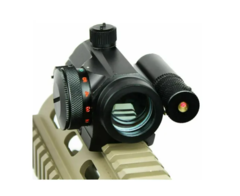 Mira Tactica Red Dot Con Laser Riel 11 Y 22 - comprar online