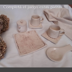 set de té cerámica artesanal