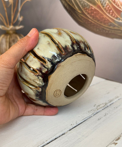 ESFERA DE CERAMICA GRES/ ESFERA CALADA/ BOCHA DECORACIÓN