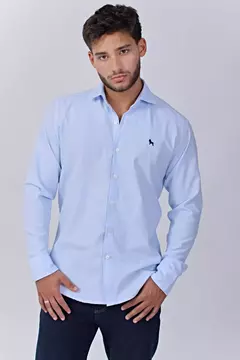 CAMISA OXFORD CELESTE BRAVO.