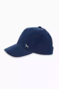 Gorra Bravo Jeans gabardina remache azul marino