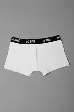 BOXER LISO NO END BLANCO