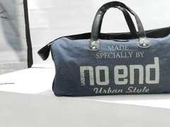 BOLSO LONA AZUL NO END - Maiky 1994