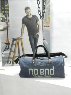 BOLSO LONA AZUL NO END