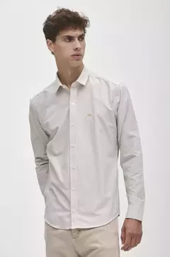 CAMISA LAND RAYADA ORSO BIANCO - comprar online