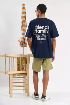 REMERA OVERSIZE FRIENDS ORSO BIANCO - comprar online