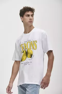 REMERA OVERSIZE LEMON ORSO BIANCO en internet