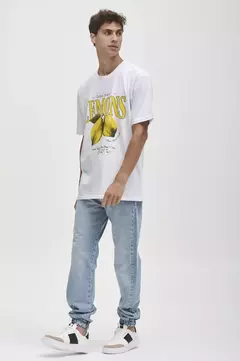 REMERA OVERSIZE LEMON ORSO BIANCO - comprar online