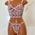 Conjunto de Lingerie Daphne Branca em Tule Bordado com Aro - comprar online