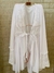 Robe Luxo em Tule e Renda Branco