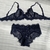 Conjunto de Lingerie em Renda Sem Bojo Calcinha Alta na internet