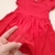 Vestido Body Sofia con Microtul Rojo - comprar online