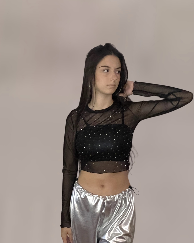 Remera tul manga larga strass Comprar en This is me