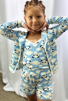 PIJAMA INFANTIL MENINA PANDA