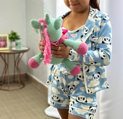 PIJAMA INFANTIL MENINA PANDA - comprar online