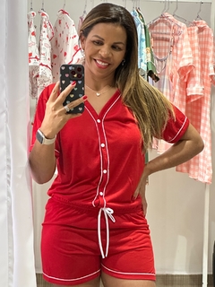 PIJAMA CLÁSSICO - VERMELHO