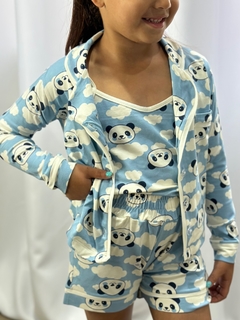 PIJAMA INFANTIL MENINA PANDA na internet