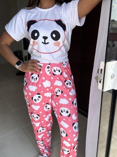 PIJAMA PANDA -CALÇA - Closet Rosa Honorato