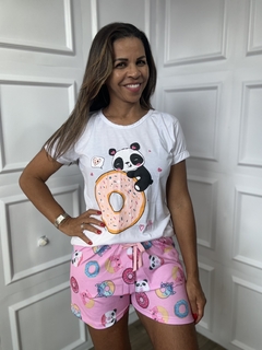 PIJAMA PERSONAGEM- DONUTS PANDA - comprar online