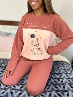 PIJAMA SENDING LOVE - PÊSSEGO - comprar online