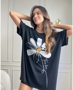 CAMISETÃO SONHOS -FLOR