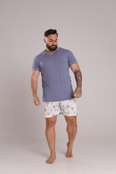 PIJAMA MASCULINO-BALÃO FAMÍLIA