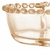 Bowl Cristal Coração Âmbar Metalizado 13,5x12,5x5cm Lyor - comprar online