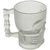 CANECA P/CHOPP E CERVEJA DE VIDRO SODO-CALCICO CAVEIRA ROCK STYLE FOSCO 510ml - comprar online