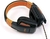 Headset Gamer Combat OEX Preto/Laranja - comprar online