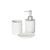 Kit Lavabo Cerâmica Branco Toulon 3 Peças